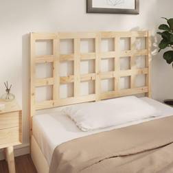 vidaXL De Cama Madera Maciza De Pino 125.5x4x100 cm - Marrón Cabecero