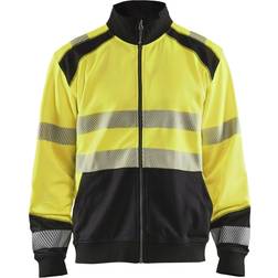 Blåkläder High Vis Sweatshirt mit Reißverschluss, gelb schwarz