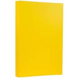 Jam Paper Legal Cardstock 8.5x14 50/Pack 65lb Yellow