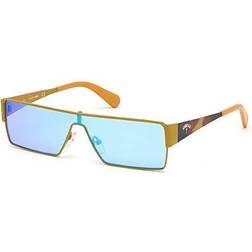 Guess Balvin GU8206 Rectangular Sunglasses - Transparent