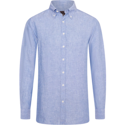 Oscar Jacobson Di lino camicia - Regular Fit