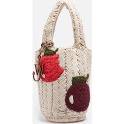 JW Anderson Beige Apple Knitted Tote UNI