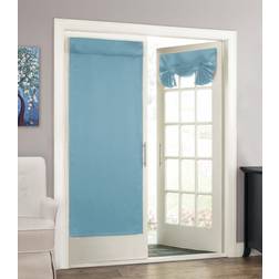 Eclipse French Door Curtain 26 x 68 Turquoise