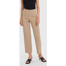 Vero Moda Vmsandy Hög Byxor Silver mink