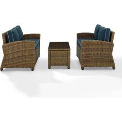 Crosley Bradenton 3Pc Conversation Outdoor Lounge Set