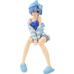 Furyu Re:zero Noodle Stopper Pvc Statue Rem Room Wear 14 Cm