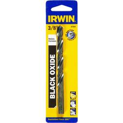 Irwin Heavy Duty HSS Drill Bits 3/8 black oxide fractional drill bit