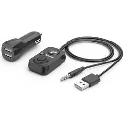 Hama Bluetooth Audio-Ontvanger Auto-Adapter Zwart