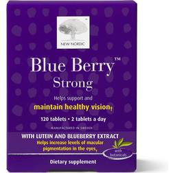 New Nordic Blue Berry Strong Eye & Vision Support Supplement Lutein