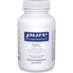 Pure Encapsulations NAC 600 mg N-Acetyl Cysteine Amino Acid