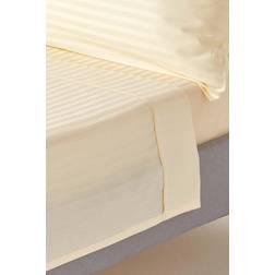 Homescapes Pastel Egyptian Single 330 Thread Count Bed Sheet Yellow