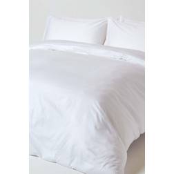Homescapes Cotton Set 400 Thread count Duvet Cover White