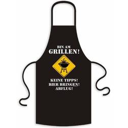 Close Up Grill Text Bin Am Tablier Noir (98x68cm)