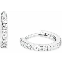Amor Creoles 925 Sterling Silver Öronsmycke För Damer - Silver