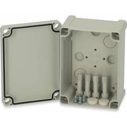 Fibox TA 131007 Wall-mount enclosure 130 x 95 x 65 Acrylonitrile butadiene styrene Grey-white RAL 7035 1 pcs