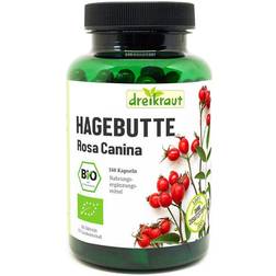 Dreikraut HAGEBUTTE KAPSELN Bio 160 Stück