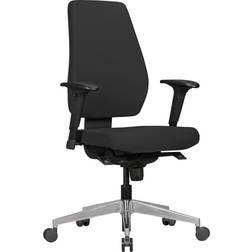 AMSTYLE Bürostuhl Darius Mit Stoff-Bezug Schwarz