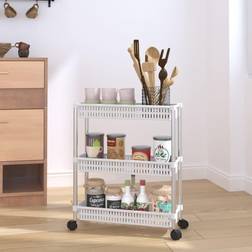 vidaXL 3-Tier Storage Trolley Table