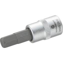 Toolcraft 816071 Unbrako Topnøgle-bit-indsats 6 mm 1/4 6,3 mm