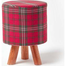 Homescapes 32 Tartan Foot Stool