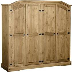 SECONIQUE Corona Pine 4 Wardrobe 196x189cm