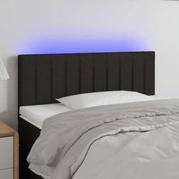 vidaXL LED-lys stof Sengegavl