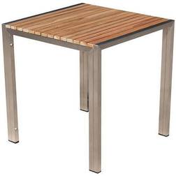 Outflexx 2er-Set Sonnenliegen Taupe Edelstahl 195 x 74 cm