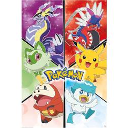 Pokémon Affisch Scarlet Violet Poster