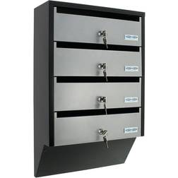 Rottner Cassetta Postale Condominiale Depot 4 con 4 Alloggi