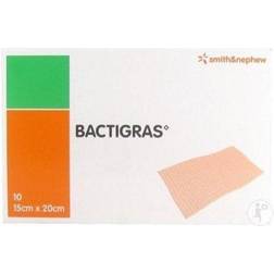 Smith & Nephew BACTIGRAS antiseptische Paraffingaze 15x20