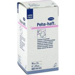 Paul Hartmann Kohesiv Fixeringsbinda Peha-Haft 10cm x 4m Vit Latexfri