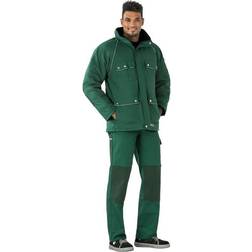 Planam Winterparka Canvas 320 grün/grün