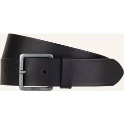 HUGO BOSS Jeeko Sz40 Läderbälte med Logotypspänne - Svart