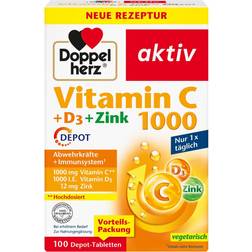 Doppelherz aktiv Vitamin C + D3 + Zink 1000