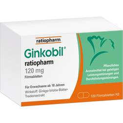 Ginkobil® ratiopharm 120mg biloba Filmtabletten