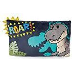 NICI 48819 Rechteckiges Kissen Dino Tony-Rex Green 43x25cm