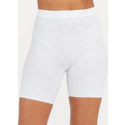 Spanx Women's AirTime Mid-Thigh Shorts White