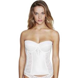 Dominique Women's Lace Longline Corset Full Figure Bustier Bra - Women's