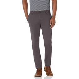 Dockers Men's Signature Khaki Lux Slim-Fit Stretch Pants D1, 32X29, Dark Grey