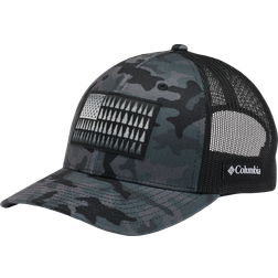 Columbia Tree Flag Mesh Snapback Hat Grill Heather