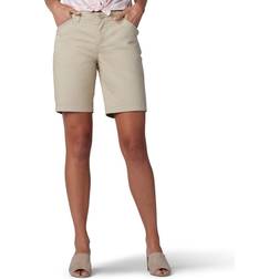 Lee Women's Chino Bermuda Shorts, Regular, Brown