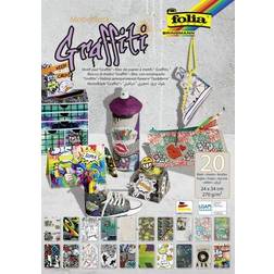 Glorex Motivblock Graffiti 24 x 34 cm, 20 Blatt