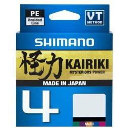 Shimano Tresse Kairiki 4 300m Multi Color diamètre nylon 6/100