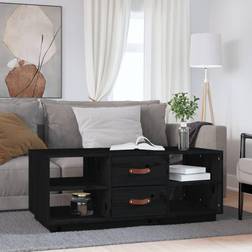 vidaXL 100x50x41 massivt fyrretræ Sofabord