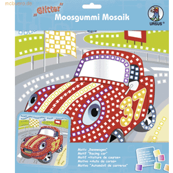 Ursus Moosgummi-Mosaik 'Glitter' Rennwagen