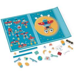 Scratch Læringsbog, Adventure Spatial mønstret Size 18,5*25,5 cm