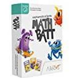 ALLEOVS Math Batt matematik – pedagogiskt spel för barn från 7 år – engångsspel med 90 inlärningskort – kortspel för hela familjen – barnlek för 1 x 1 lärning