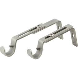 Rod Desyne 3/4 Adjustable Single Bracket Pair 2 Count Pack of 1