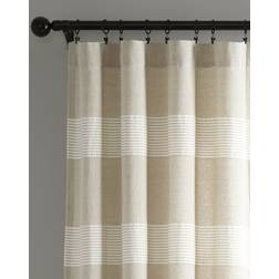 Lush Decor Frodig Dekor Brungrå Tucker Rand Garn 213 cm x 102 cm