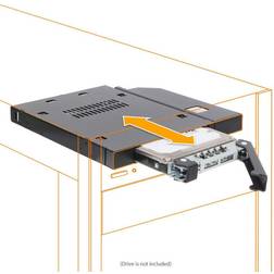 Icy Dock 2.5" SATA/SAS HDD/SSD Hot Swap Mobile Rack MB411SPO-B